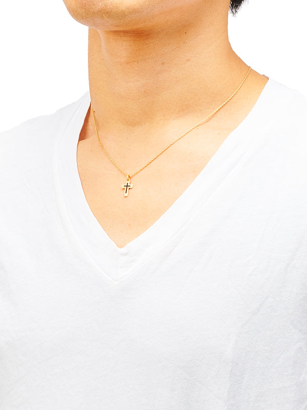 JOHN ELLIOTT CROSS NECKLACE