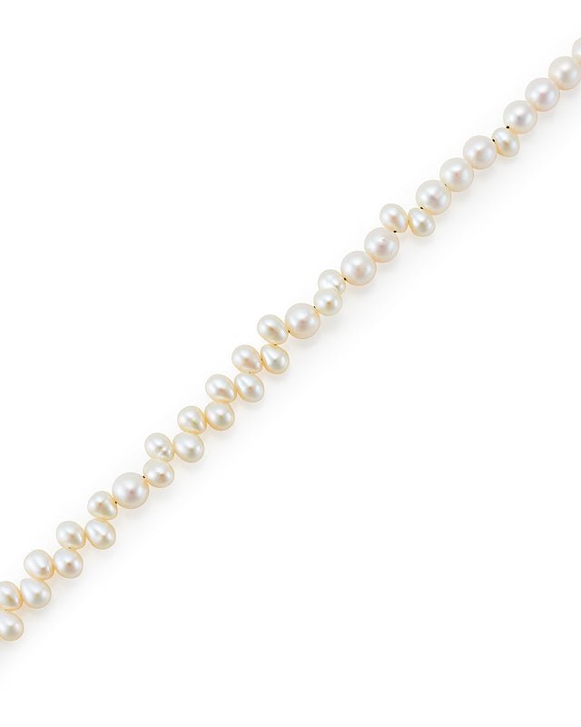 JOHN ELLIOTT TEARDROP WABI-SABI PEARL NECKLACE