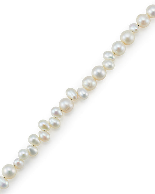 JOHN ELLIOTT TEARDROP WABI-SABI PEARL BRACELET