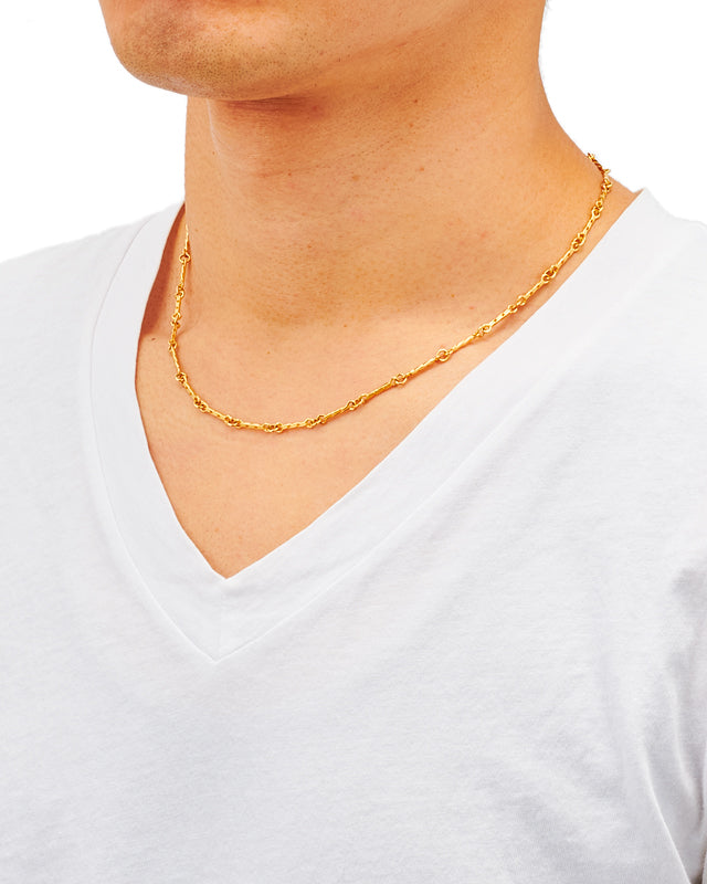 JOHN ELLIOTT TWIST LINK NECKLACE