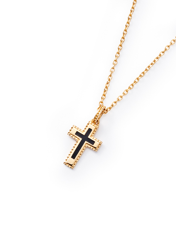 JOHN ELLIOTT X M·A·R·S Enamel Cross Necklace